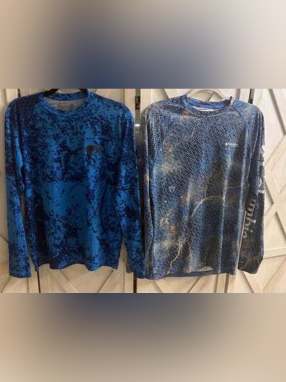 Men’s Performance Fishing Shirts (2 shirt bundle)– Size Small